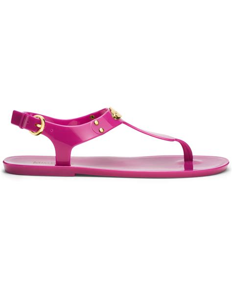 michael kors pink jelly sandals